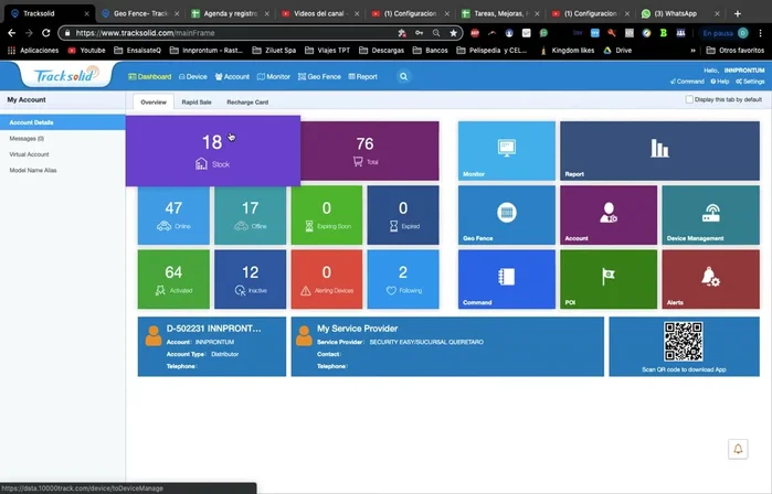 Ir a la sección de 'Monitoreo'.
