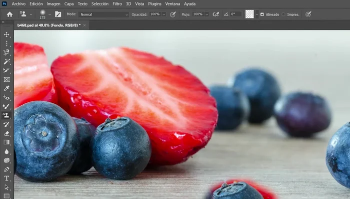 Herramienta Pincel de Historia: Restaura partes de la imagen a un estado anterior.