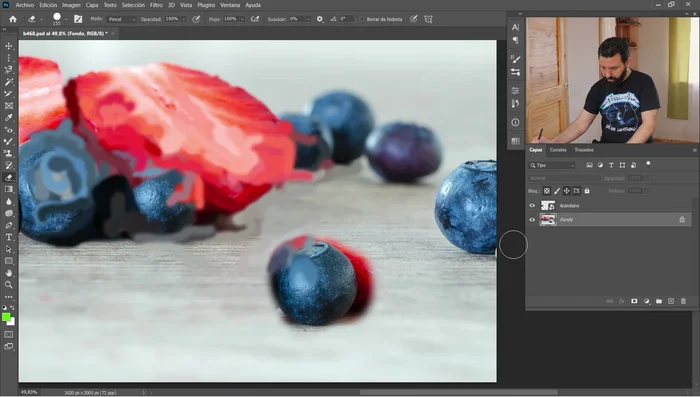 Herramienta Borrador Mágico: Borra áreas de color similar.