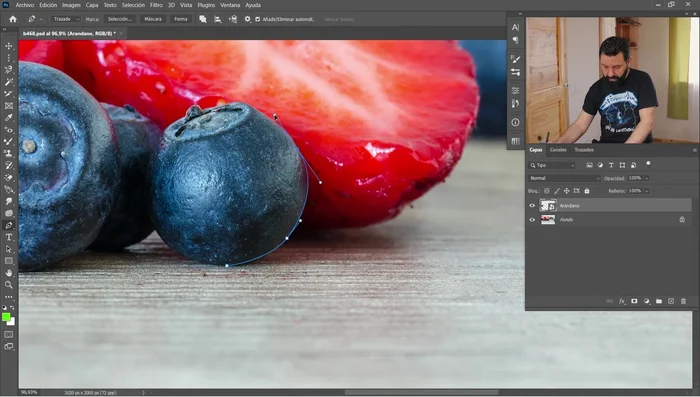 Herramientas Selección de Trazado y Selección Directa: Editar trazados.