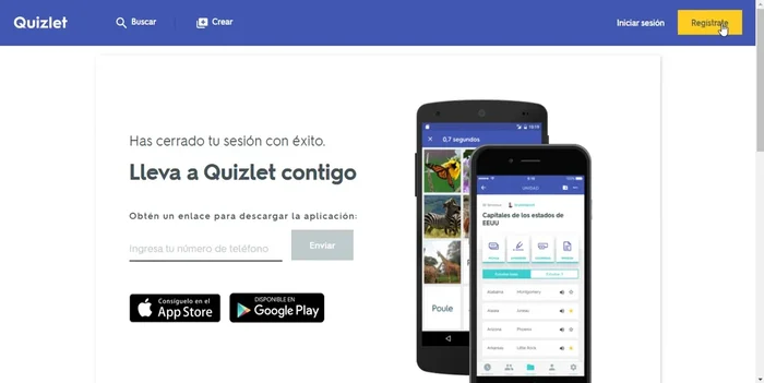 Crear una cuenta gratuita en Winslet.