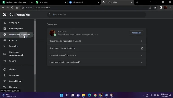 Marcar la opción "Los sitios pueden enviar ventanas emergentes y usar redirecciones".