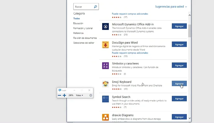 Sigue las instrucciones para instalar el complemento.