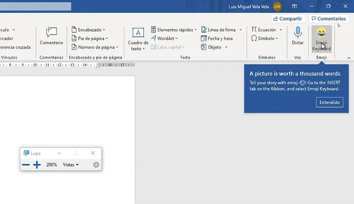 Utiliza el complemento para mejorar tu flujo de trabajo en Word.