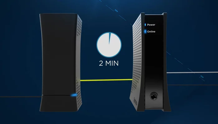 Espera de 2 a 3 minutos a que el módem y el enrutador se sincronicen y se reconecten a internet. Observa que las luces del equipo dejen de parpadear.