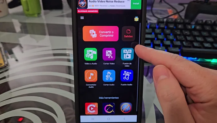 Abrir Video Converter y seleccionar la opción "Fusión de vídeo".