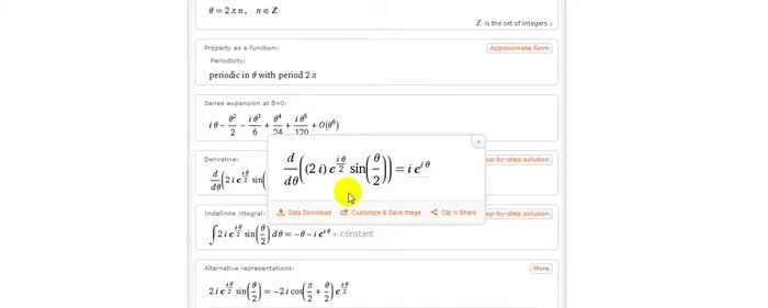 Comparar los resultados obtenidos para el término de la izquierda y el término de la derecha. Ambos deben ser iguales a i * e^(iθ).