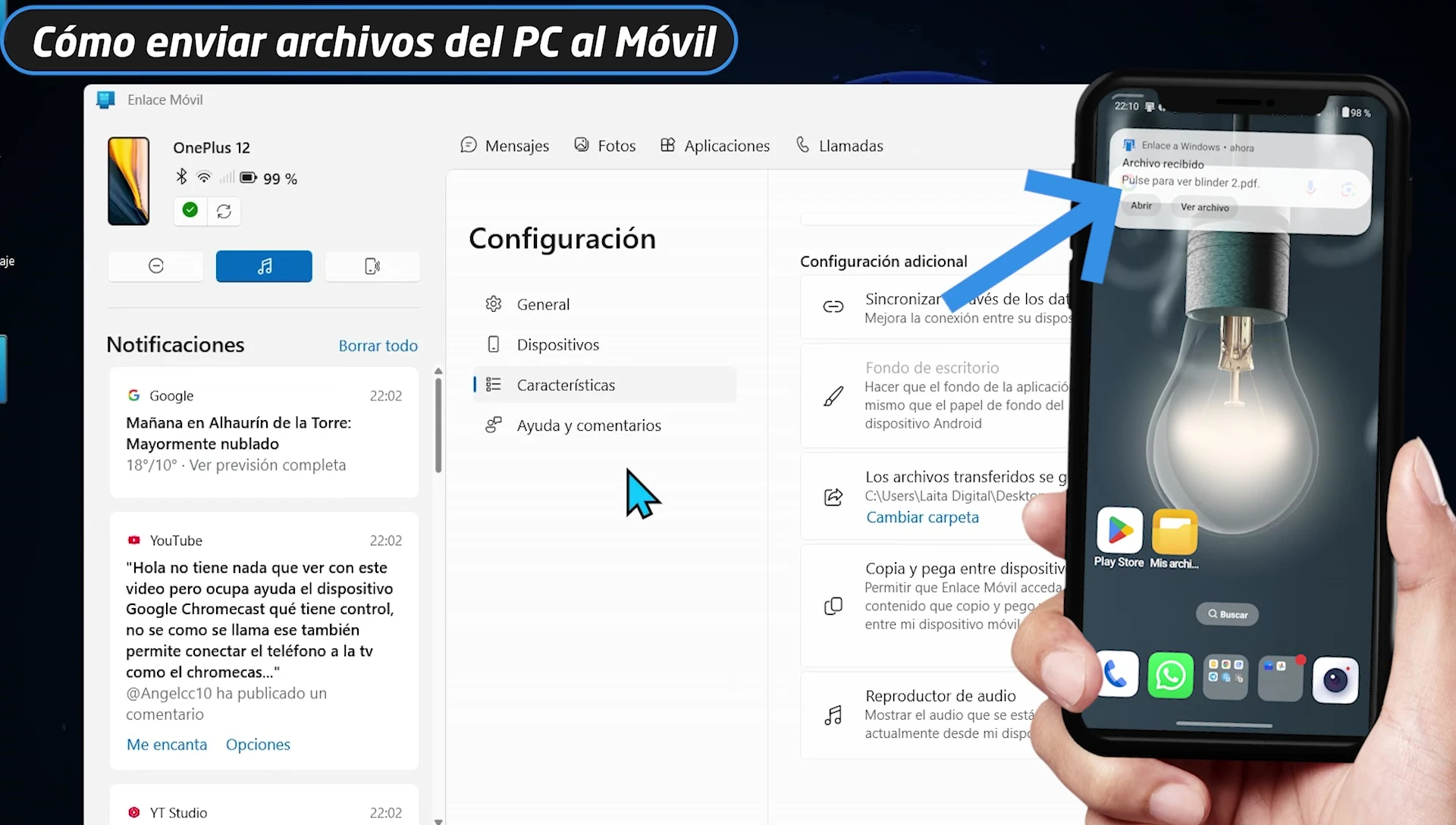 Enlace Móvil: Transfiere Archivos entre Móvil y PC ¡Rápido y Fácil!