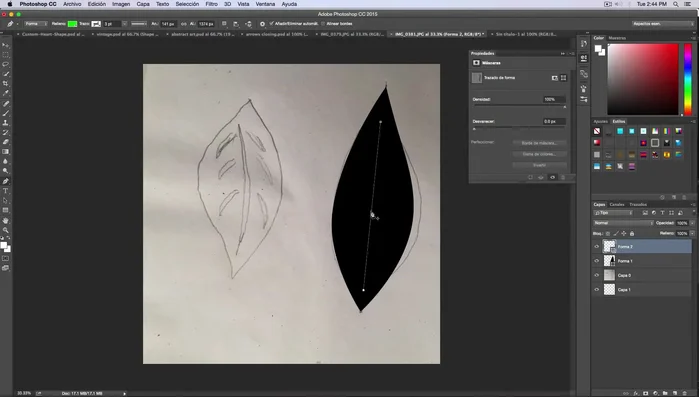 Ajustar trazos: Si es necesario, ajusta los trazos individuales para perfeccionar la forma.