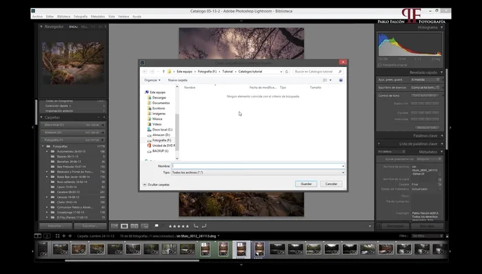 Crea una copia de seguridad de tus fotos en una carpeta separada (simulando un disco duro externo).