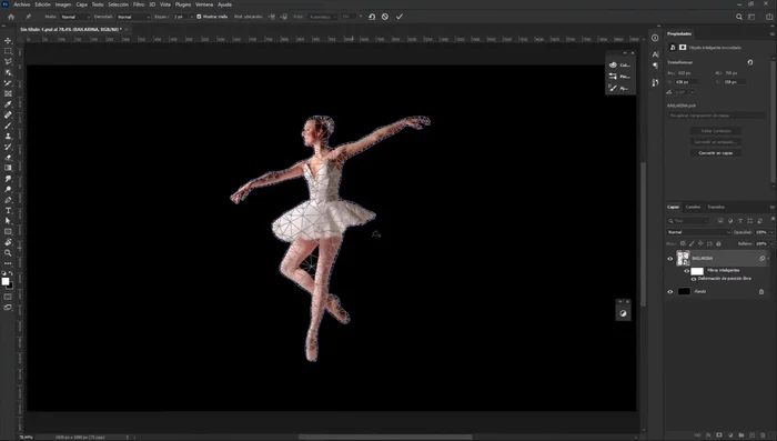 Utilizar la opción 'Resetear' para volver al estado original de la deformación.