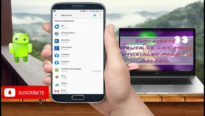 Repetir los pasos 5 al 8 con otras aplicaciones si es necesario.