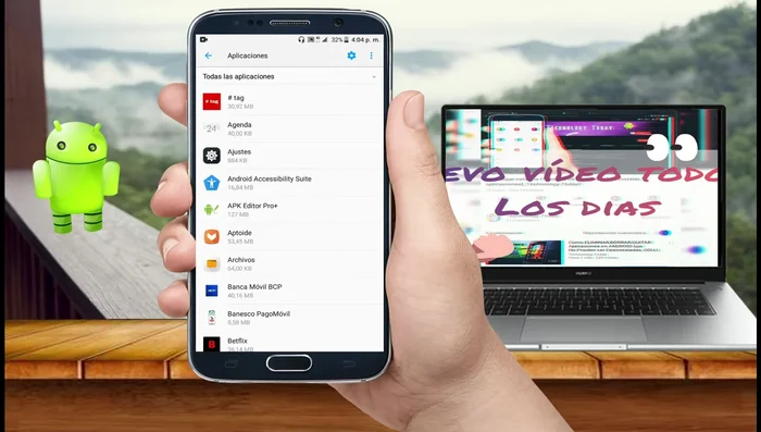 Abrir el apartado de aplicaciones.