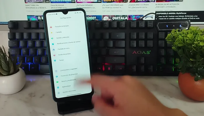 Utilizar la mejor optimización del sistema (botones de navegación, temas, etc.)