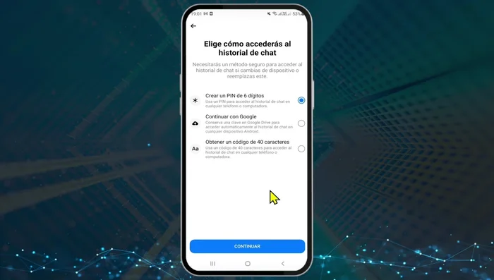 Pulsa 'Activar el almacenamiento seguro'.