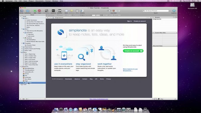 Decidir si se desea eliminar de SimpleNote los documentos del proyecto no seleccionados para sincronizar.