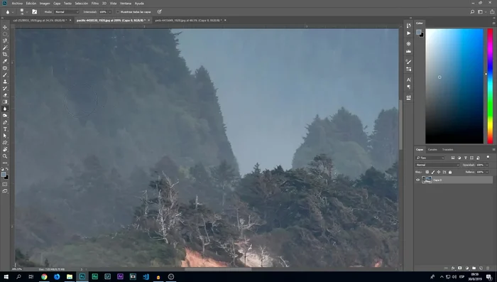 Las herramientas sobreexponer y subexponer aclaran y oscurecen áreas de la imagen, respectivamente. Útil para efectos como el 'dodge and burn'.