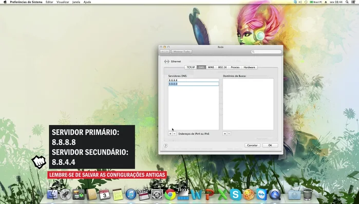 Añade otro servidor DNS con la dirección 8.8.4.4.