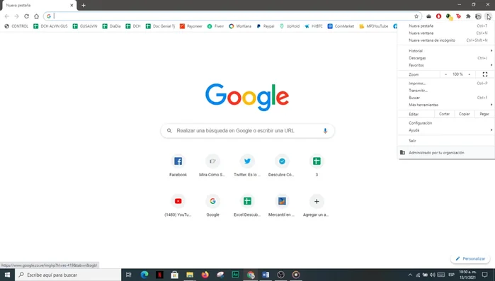 Para verificar la sincronización, presiona los tres puntos en la esquina superior derecha.