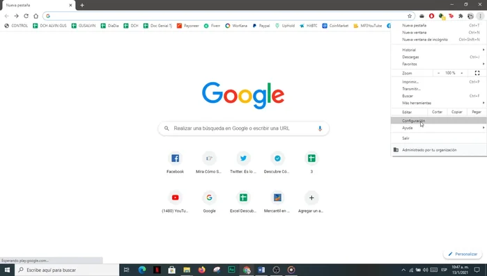 En 'Sincronización', presiona 'Gestionar' para desactivar elementos individualmente o presionar 'Desactivar' para detener la sincronización completamente.