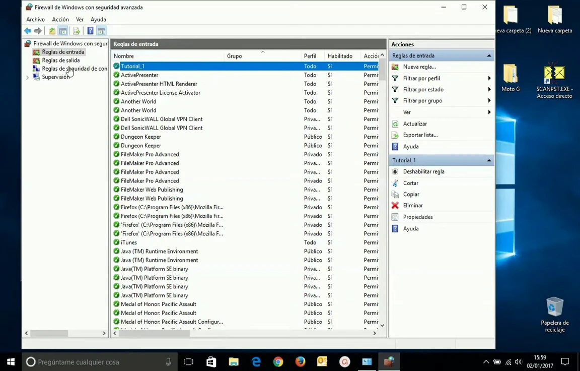 Abrir Puertos en Firewall de Windows 10: Guía Rápida y Sencilla
