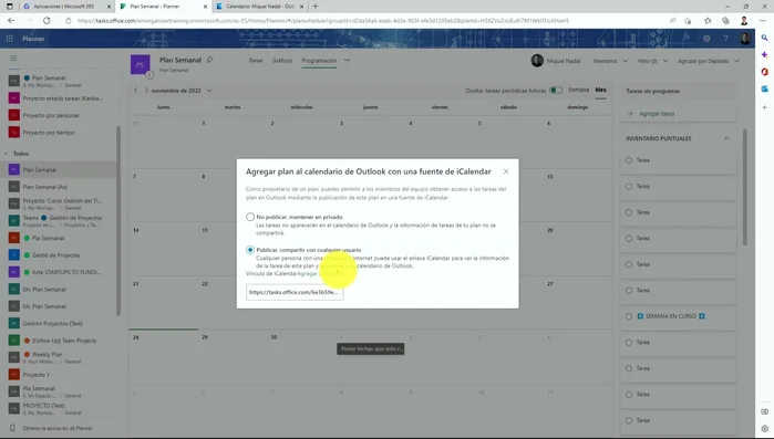 Seleccionar el botón 'Agregar a Outlook'.