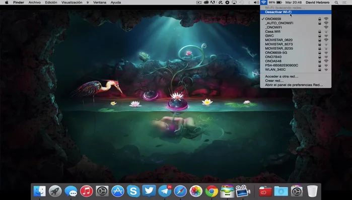 Desactiva el Wi-Fi si tienes conexión por cable (RJ45).