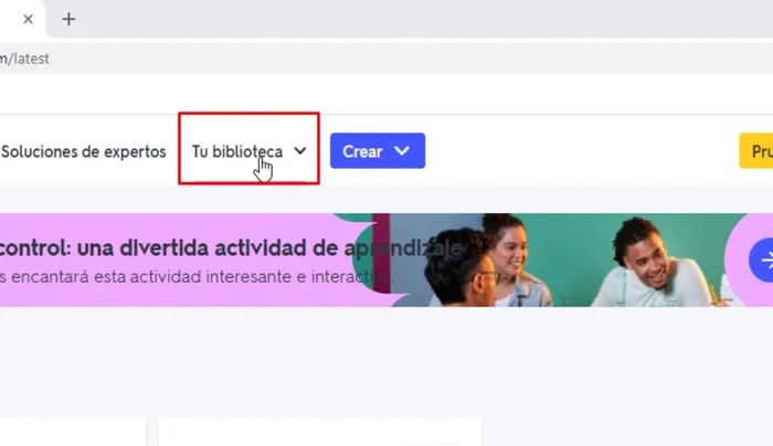 Selecciona la opción "Quizlet en vivo clásico".