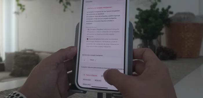 Categoriza tus ideas para mantenerlas organizadas.