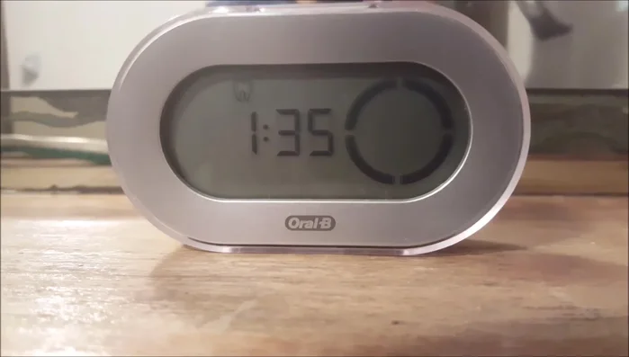 Al finalizar los dos minutos de cepillado, el dispositivo mostrará una puntuación y resumen del cepillado en la aplicación.