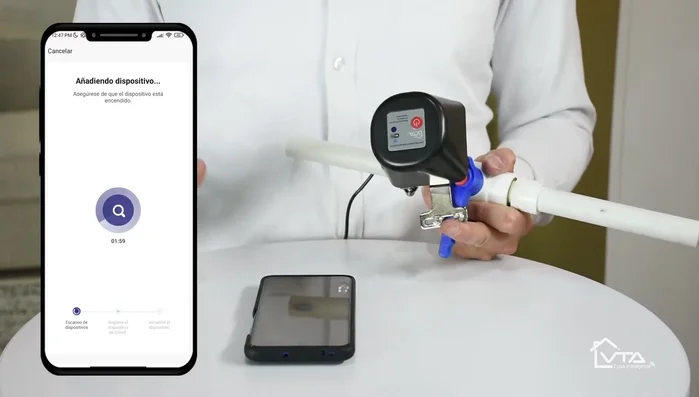 Esperar a que el controlador se configure.