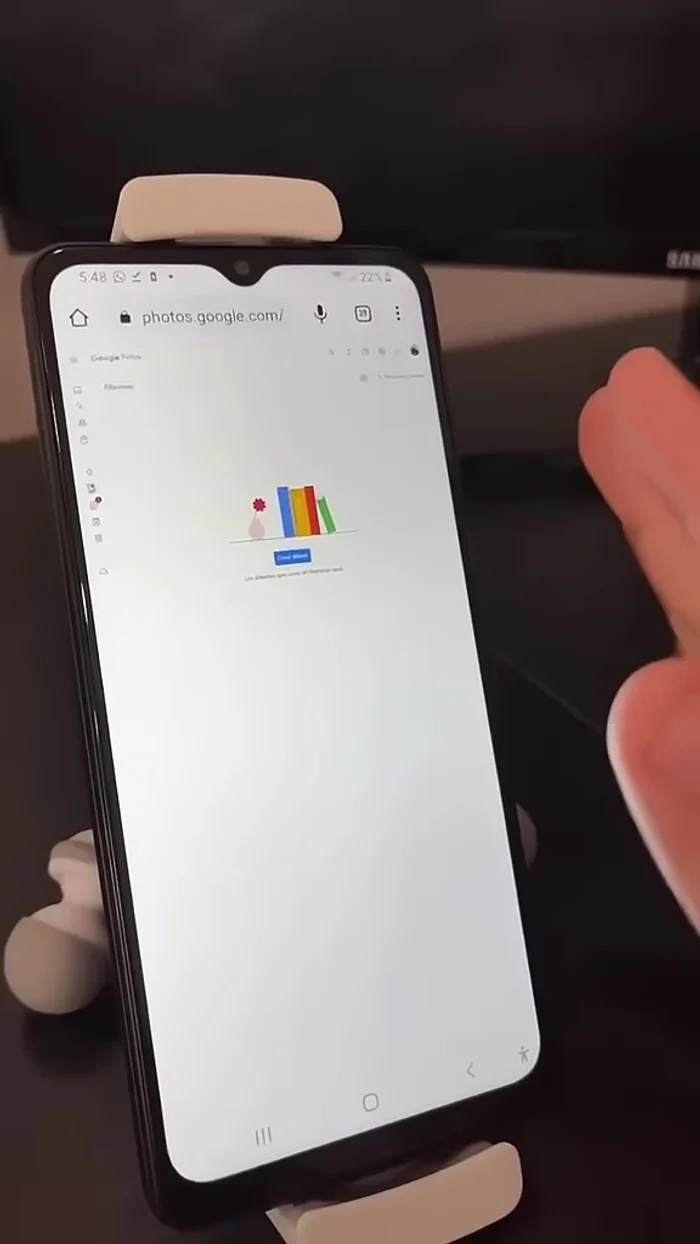 Selecciona "Sitio para computadora".