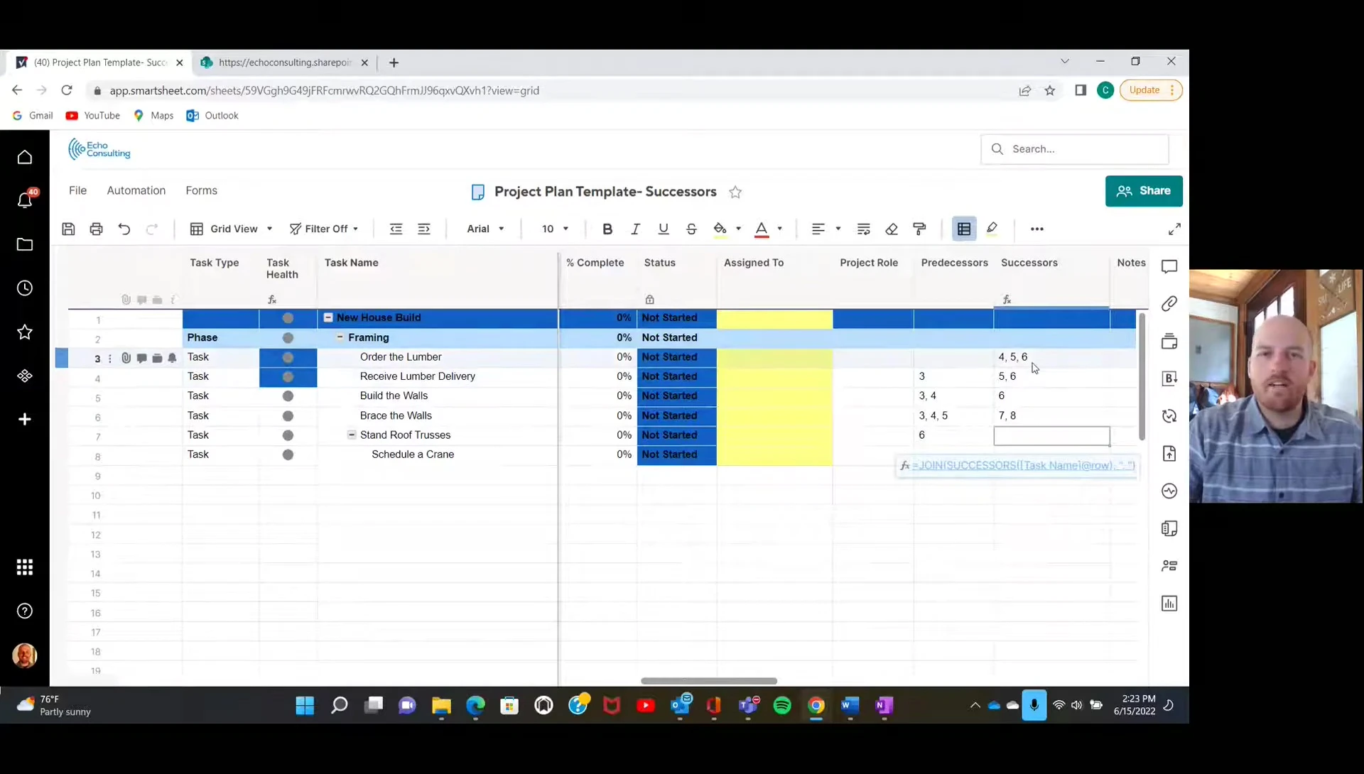 Añadir una Columna de Sucesores en Smartsheet: Guía Completa
