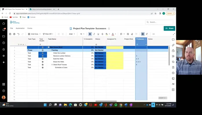 Seleccionar el tipo de columna como "Texto y número".