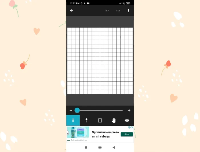 Importar la imagen seleccionando la zona a cuadricular.