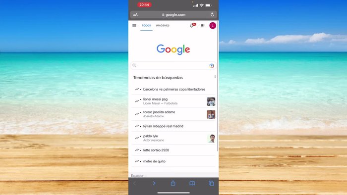 Abre Google en tu navegador.