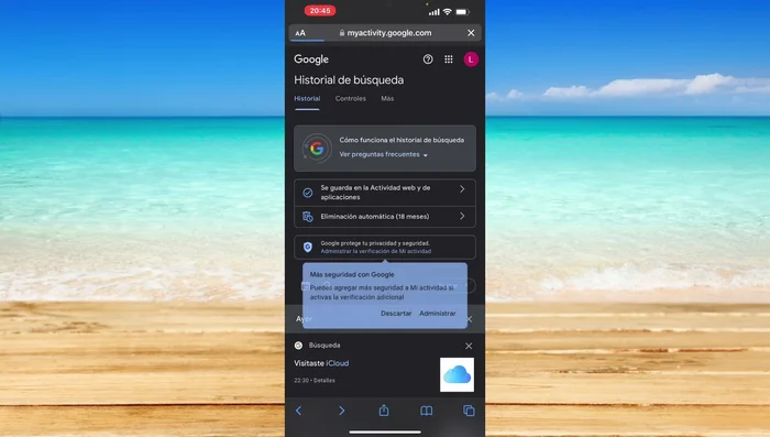 Regresa a la página principal de Google.
