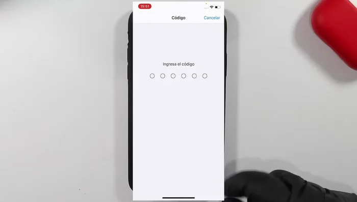 Introducir el código de seguridad y aceptar los términos y condiciones.
