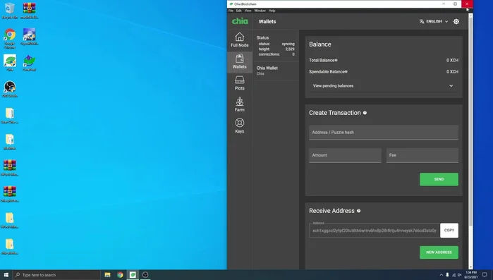 Cerrar completamente el nodo Chia y cualquier software relacionado (minero, pool, etc.).