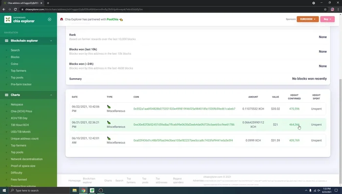 Comparar el height del bloque de la transacción con el height del bloque actual de tu wallet. Si el height de la transacción es menor al de tu wallet, significa que tu wallet aún no se ha sincronizado hasta ese bloque.