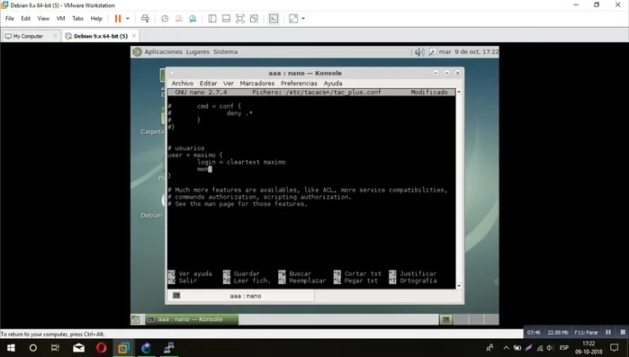 Crear usuarios y asignarlos a los grupos correspondientes.