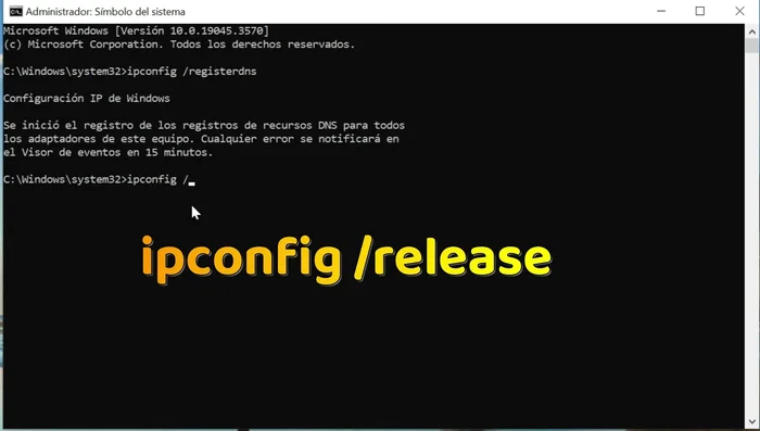 Ejecuta el comando `netsh winsock reset catalog`.