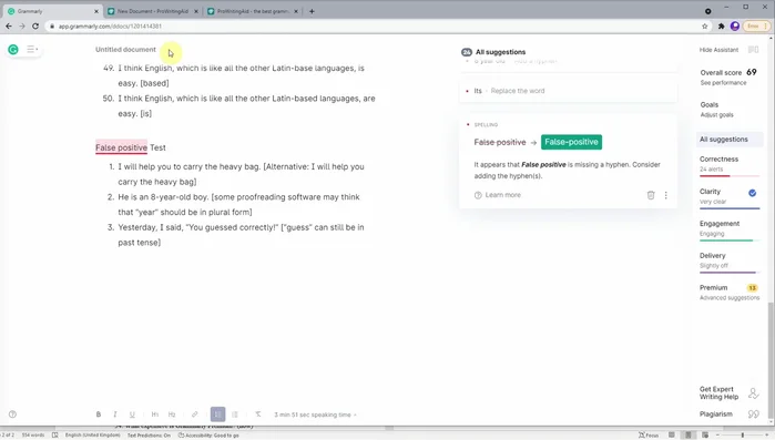Se inicia la prueba, con el video en modo de avance rápido para ahorrar tiempo.
