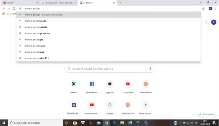 Instalar la aplicación Pocket en tus dispositivos (computadora, teléfono).